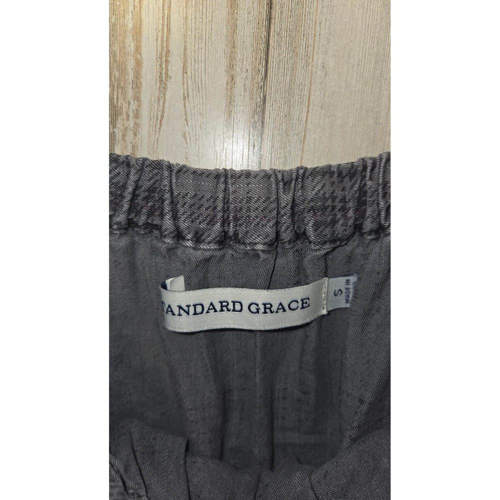 Standard Grace size S Lyocell Blouse Top Embroidered Off-the-Shoulder FRinge - Picture 4 of 5